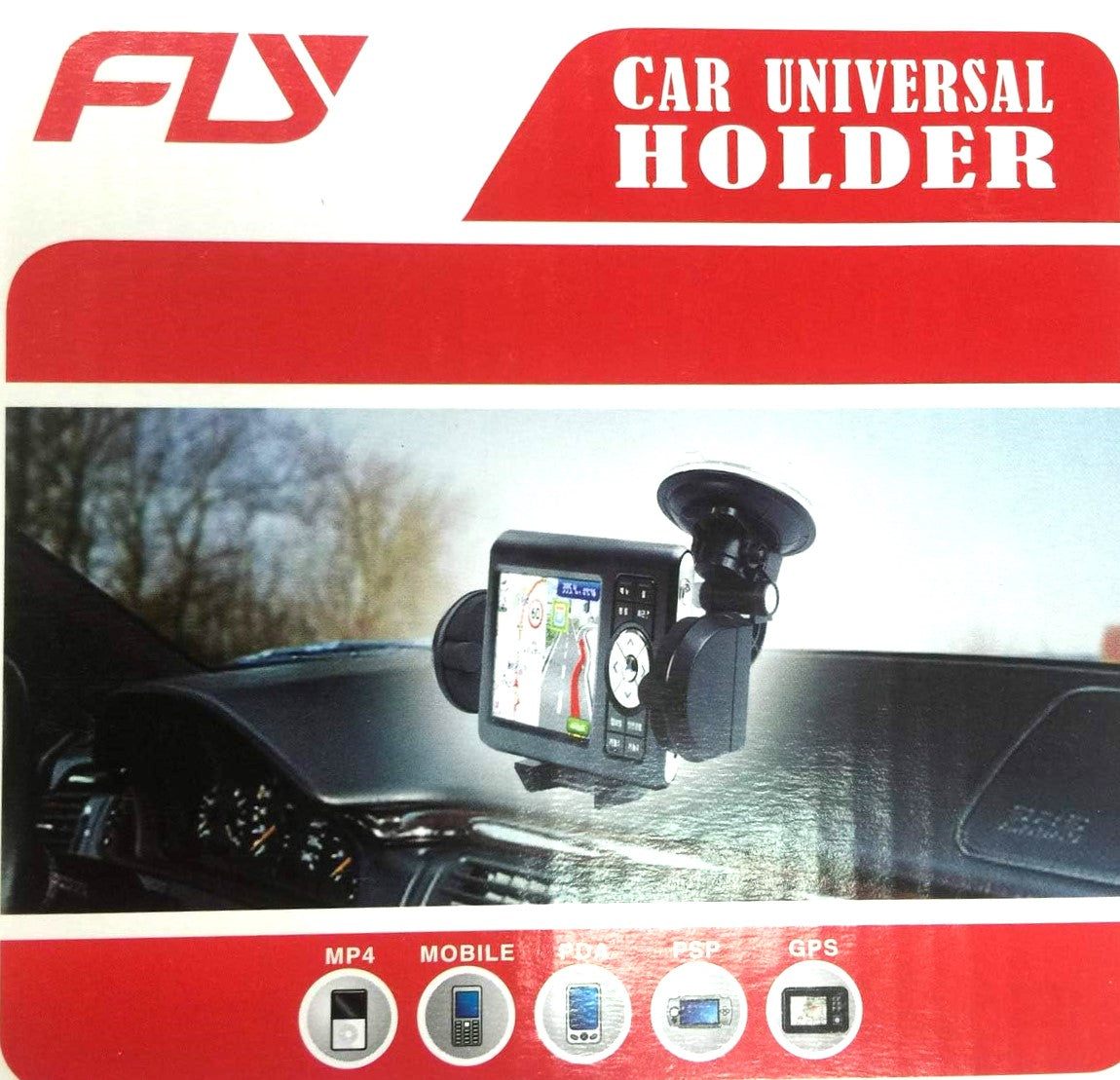 FLY Car Universal Phone Holder Works Most Cell Phone and Other Devices