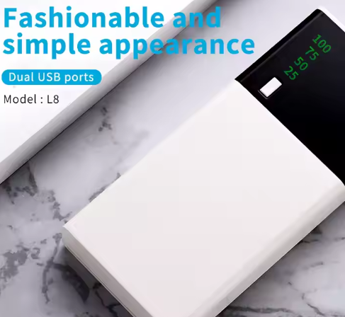 Battery Charger High Capacity Digital Display Fast Charging Power Bank Multi Mobile Power Station Mobile Phone Giveaway Gifts