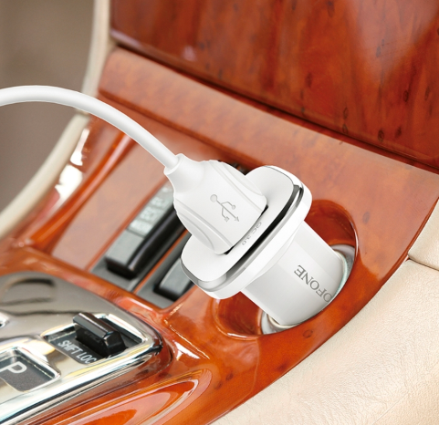 Borofone BZ12A 3A Hengrui Lasting Power Single Port QC3.0 USB Car Charger