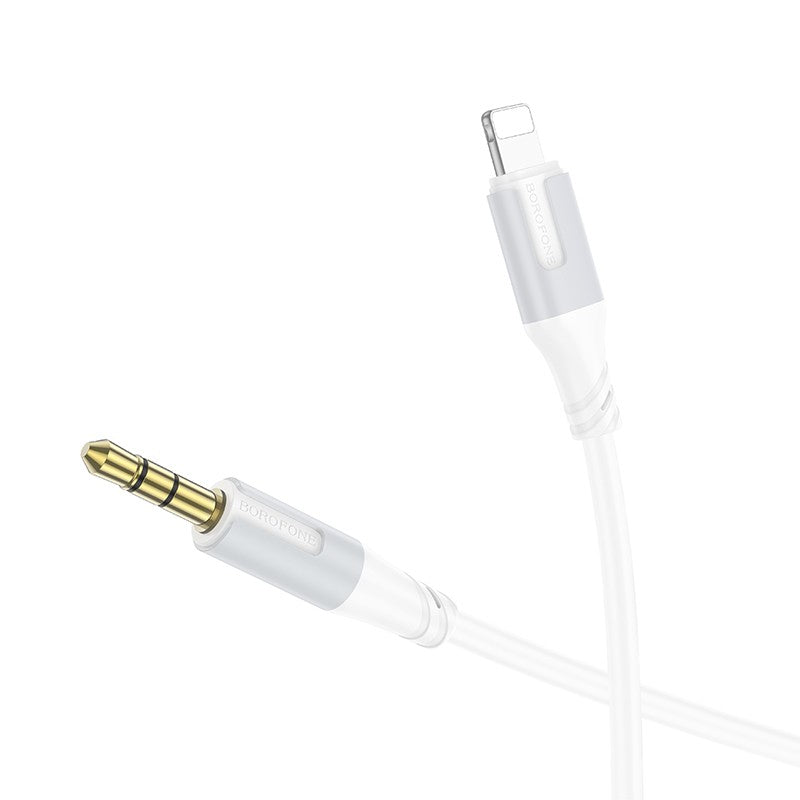 Borofone L19 Lightning to 3.5mm Audio Cable – 1M Hi-Fi Digital Audio Adapter for iPhone