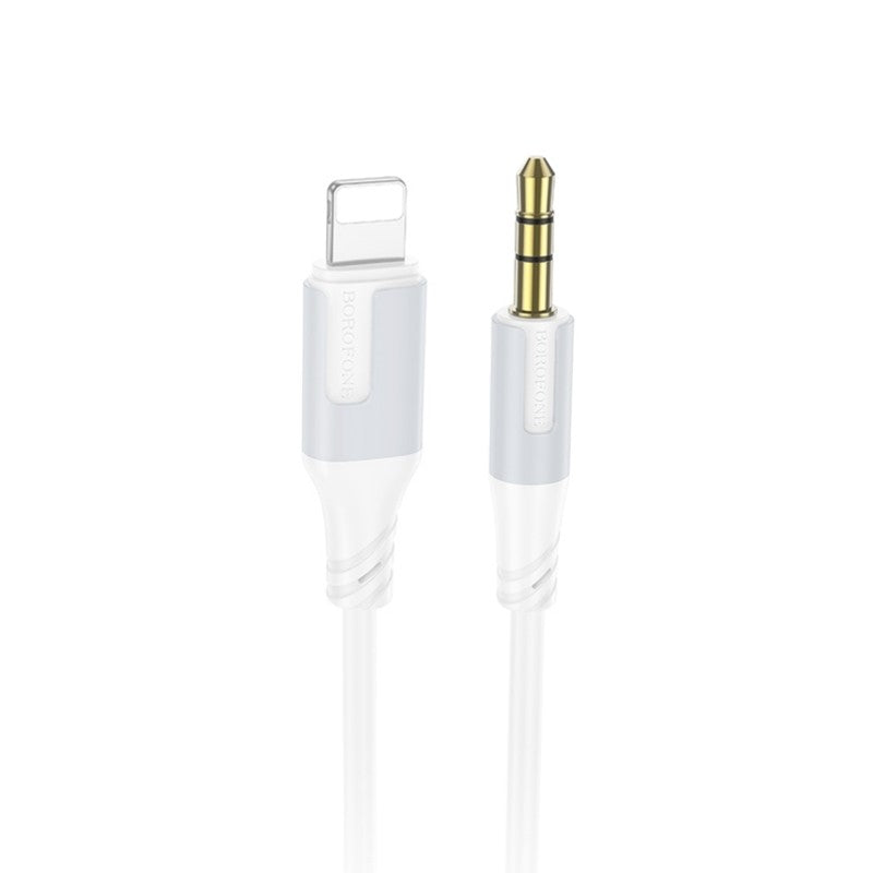 Borofone L19 Lightning to 3.5mm Audio Cable – 1M Hi-Fi Digital Audio Adapter for iPhone