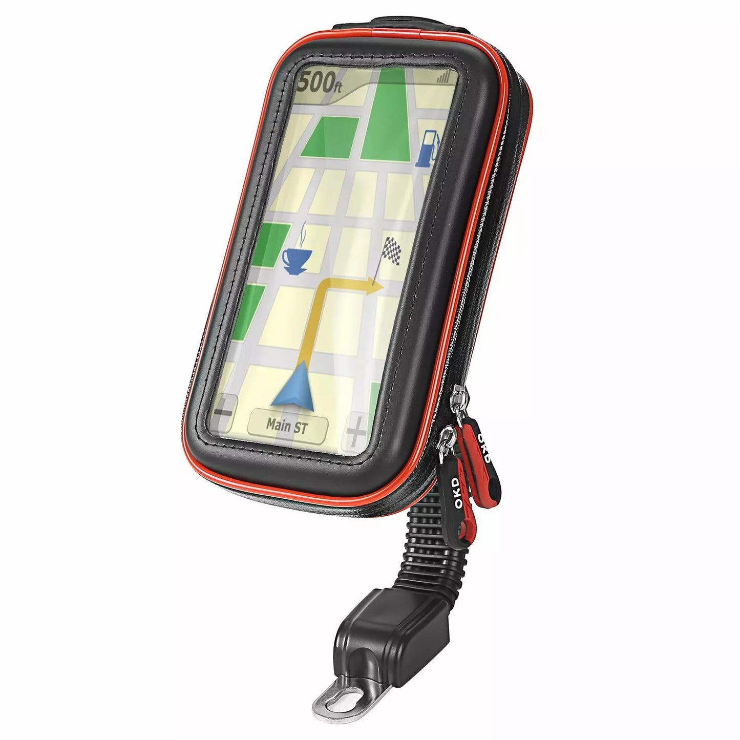 Motorcycle Bike Phone Mount Case GPS Holder Waterproof Handlebar Bag 4.7" - 5.4"