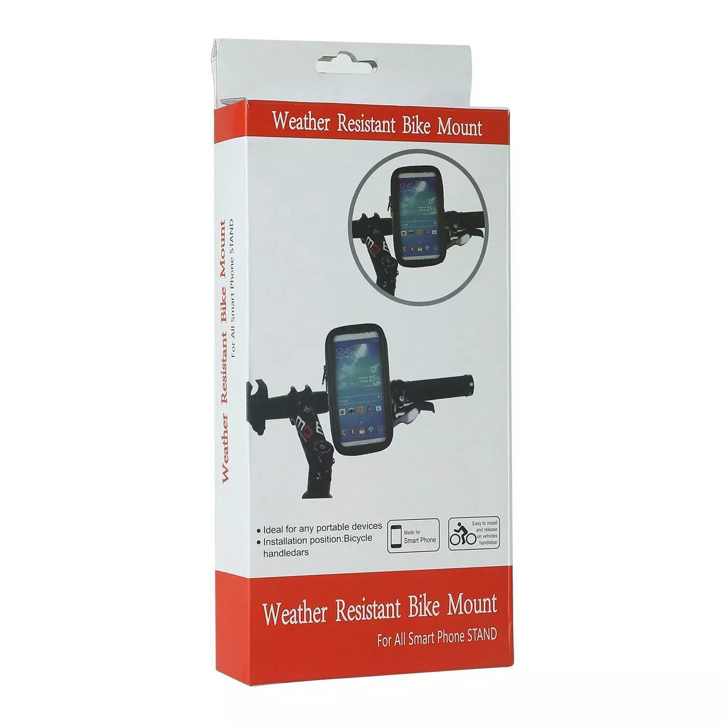 Motorcycle Bike Phone Mount Case GPS Holder Waterproof Handlebar Bag 4.7" - 5.4"